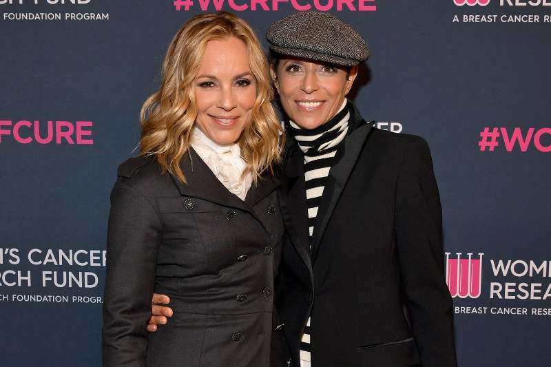 Maria Bello and her Fiancee